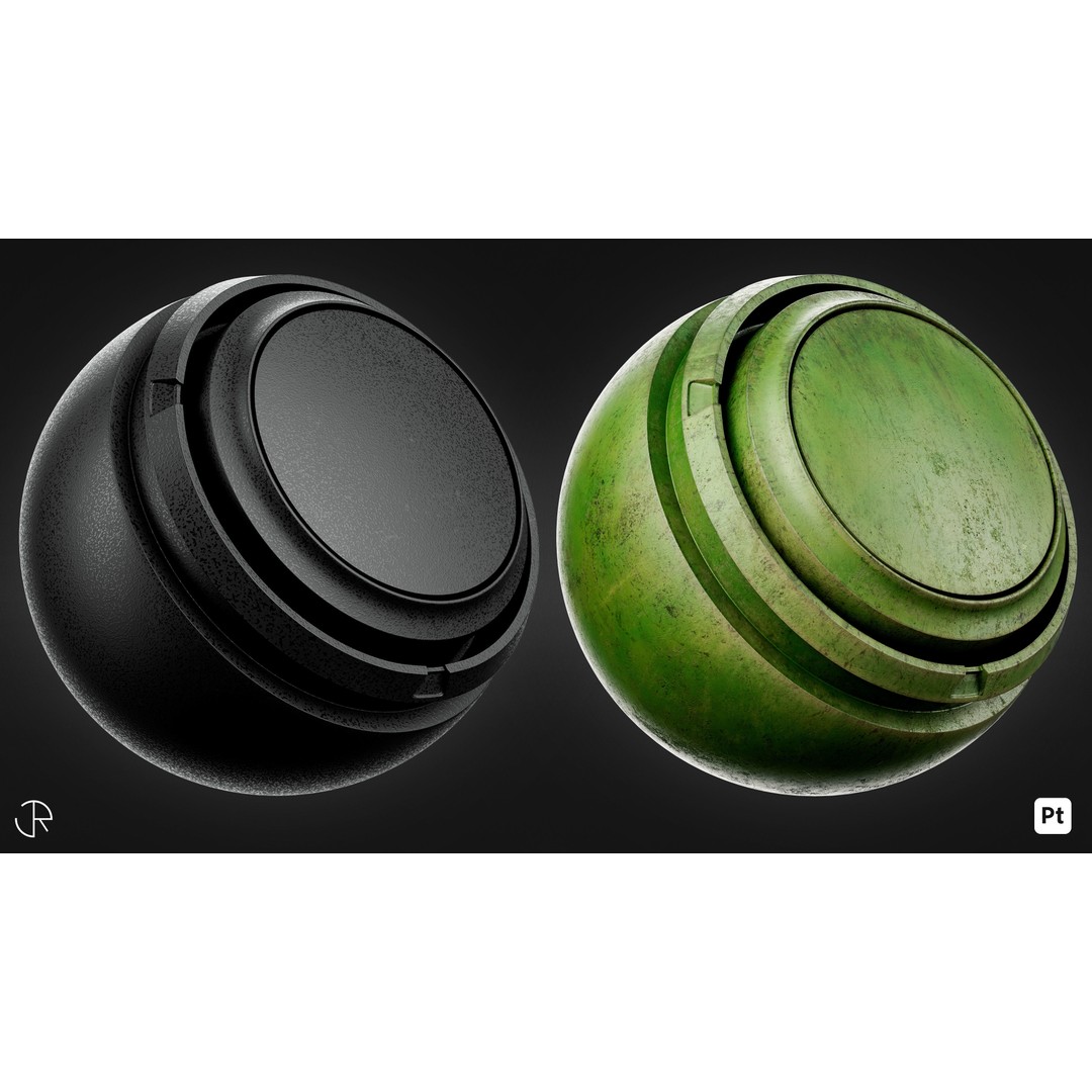 Plastic Smart Materials 3D Model – Customizable PBR Textures, SPSM - View 12