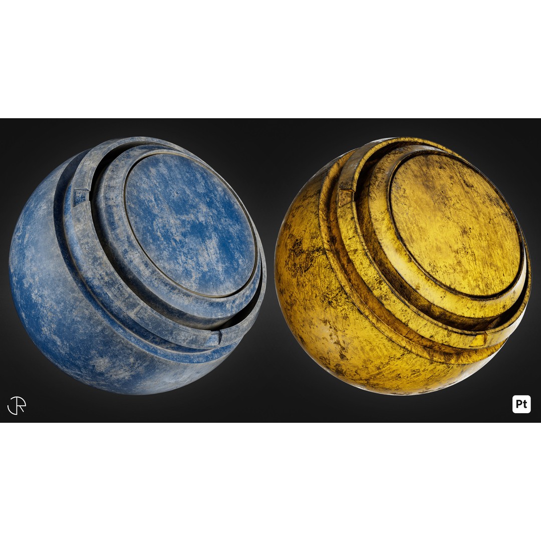 Plastic Smart Materials 3D Model – Customizable PBR Textures, SPSM - View 13