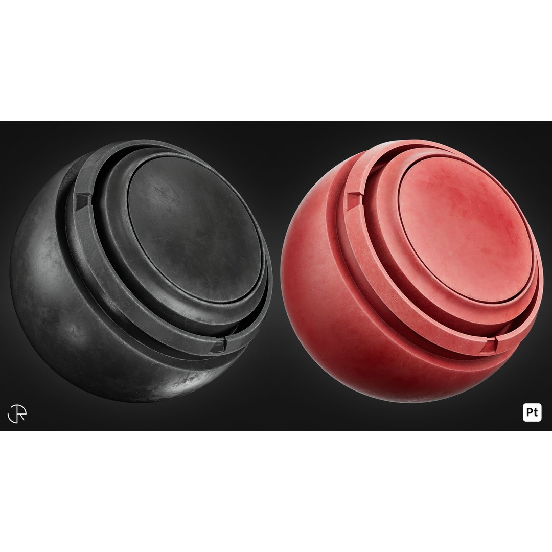 Plastic Smart Materials 3D Model – Customizable PBR Textures, SPSM - View 14