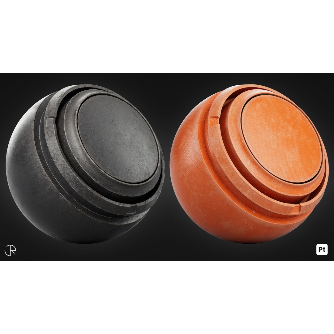 Plastic Smart Materials 3D Model – Customizable PBR Textures, SPSM - View 15
