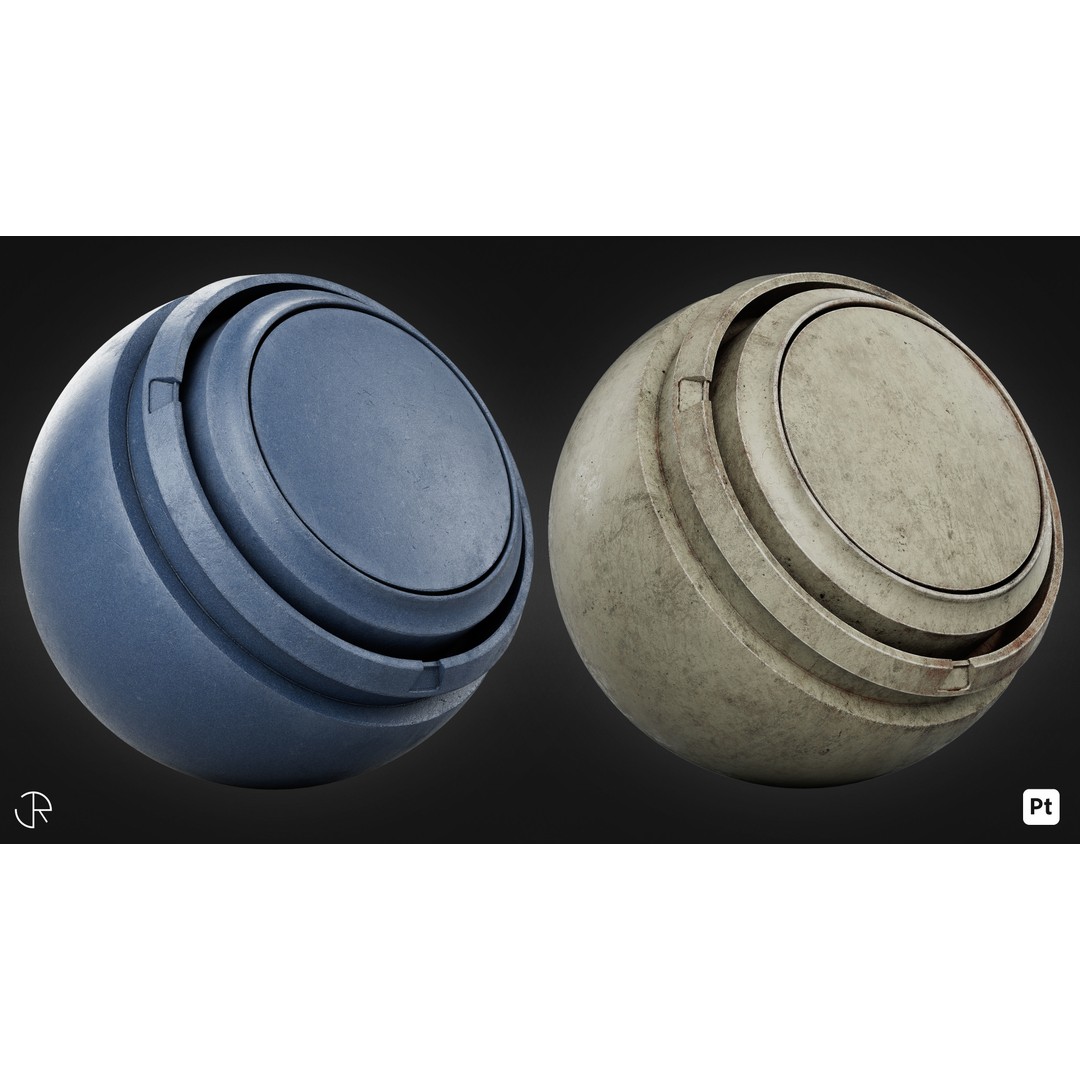 Plastic Smart Materials 3D Model – Customizable PBR Textures, SPSM - View 16