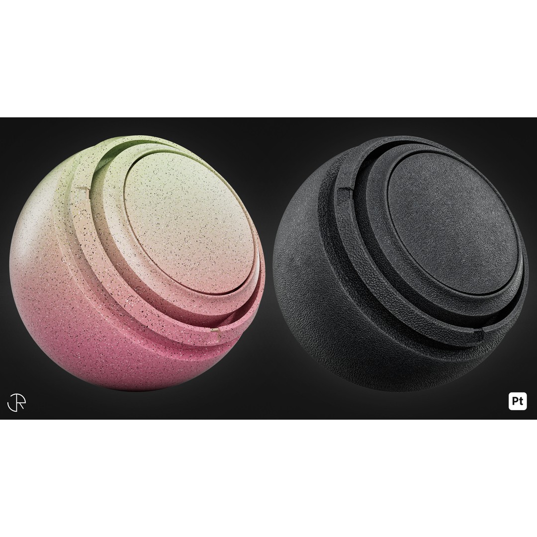 Plastic Smart Materials 3D Model – Customizable PBR Textures, SPSM - View 18