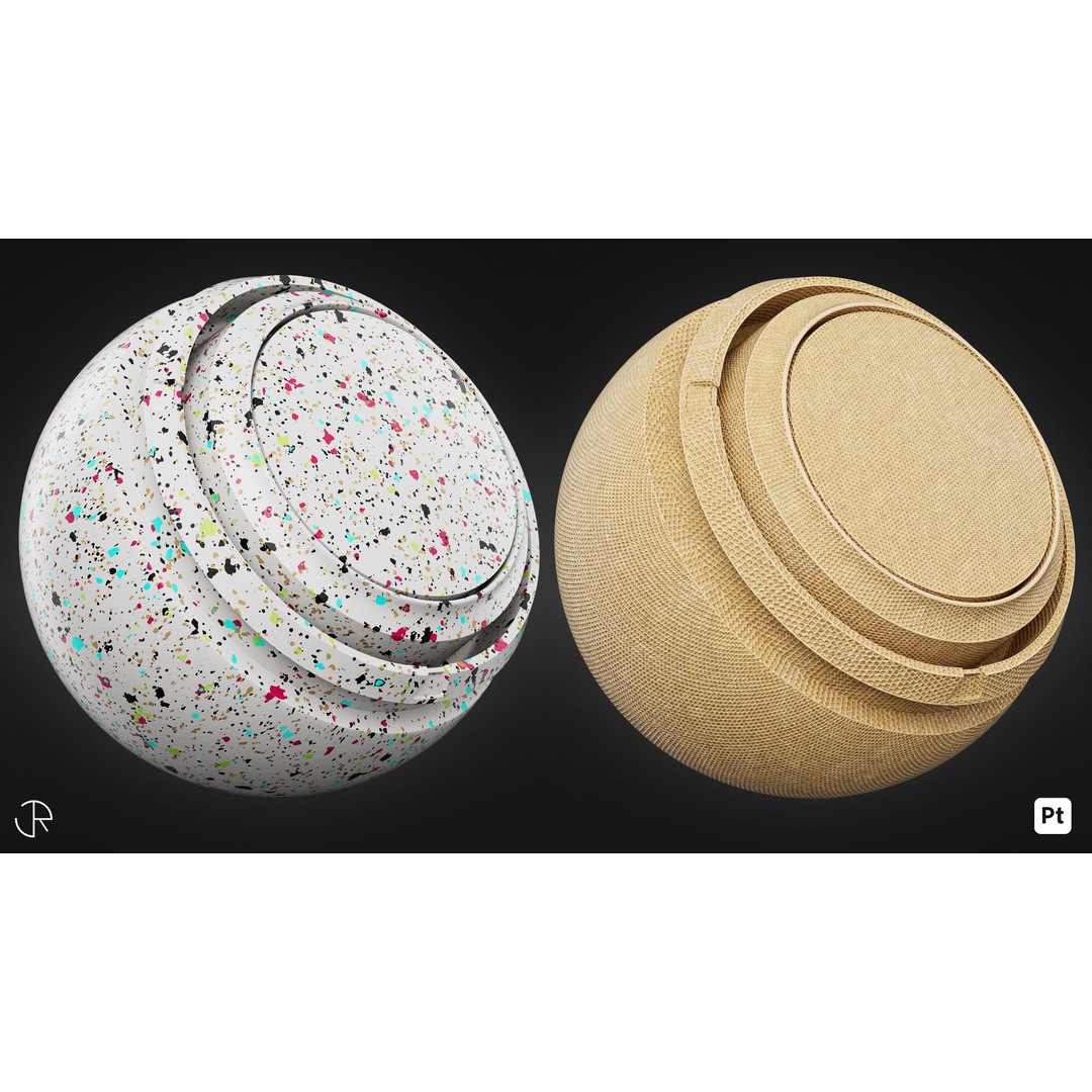 Plastic Smart Materials 3D Model – Customizable PBR Textures, SPSM - View 19
