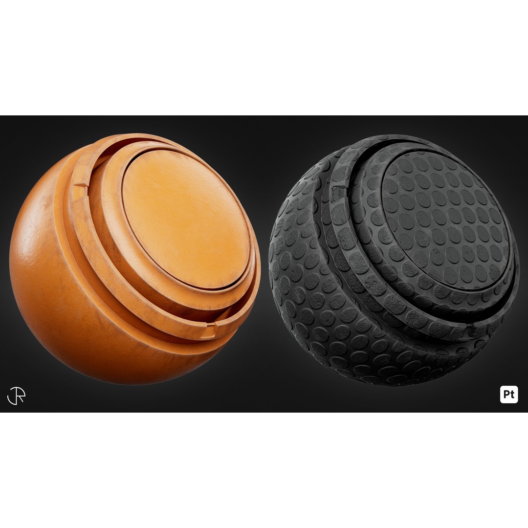 Plastic Smart Materials 3D Model – Customizable PBR Textures, SPSM - View 6