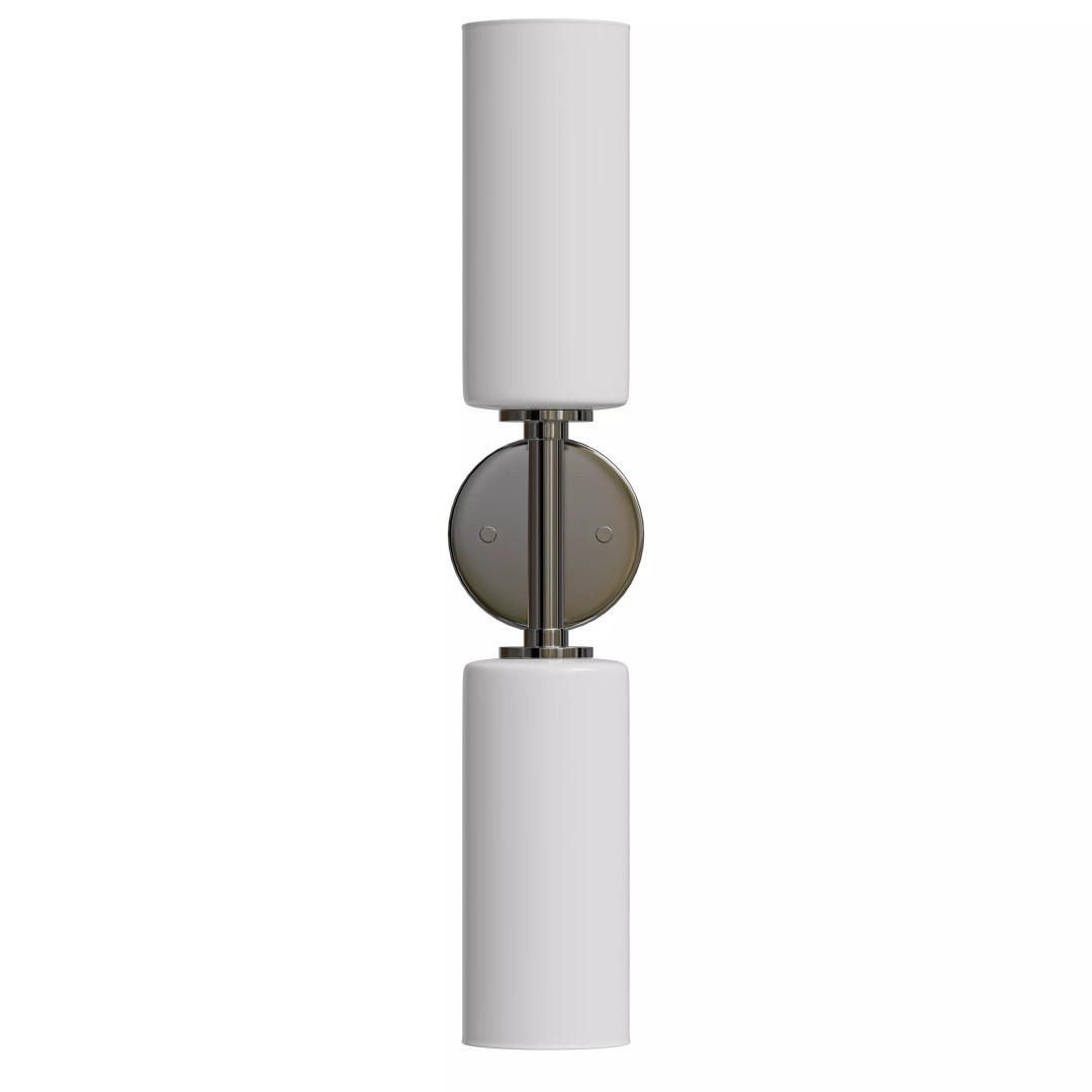 Ayaka Steel Wall Sconce 3D Model – Low Poly Lighting Fixture, FBX - View 2