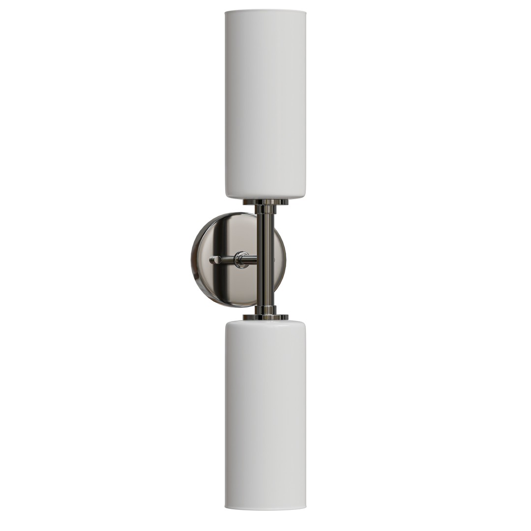 Ayaka Steel Wall Sconce 3D Model – Low Poly Lighting Fixture, FBX - View 3