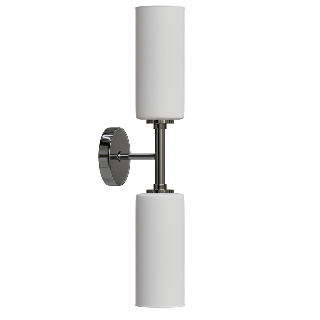 Ayaka Steel Wall Sconce 3D Model – Low Poly Lighting Fixture, FBX - View 4