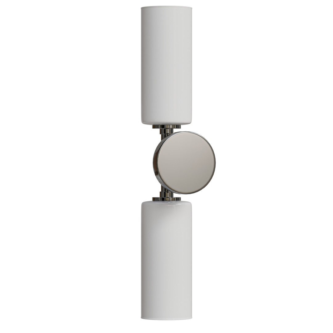 Ayaka Steel Wall Sconce 3D Model – Low Poly Lighting Fixture, FBX - View 6
