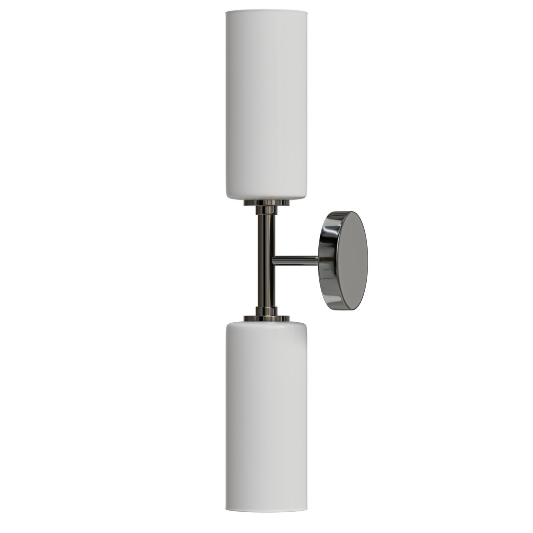Ayaka Steel Wall Sconce 3D Model – Low Poly Lighting Fixture, FBX - View 7
