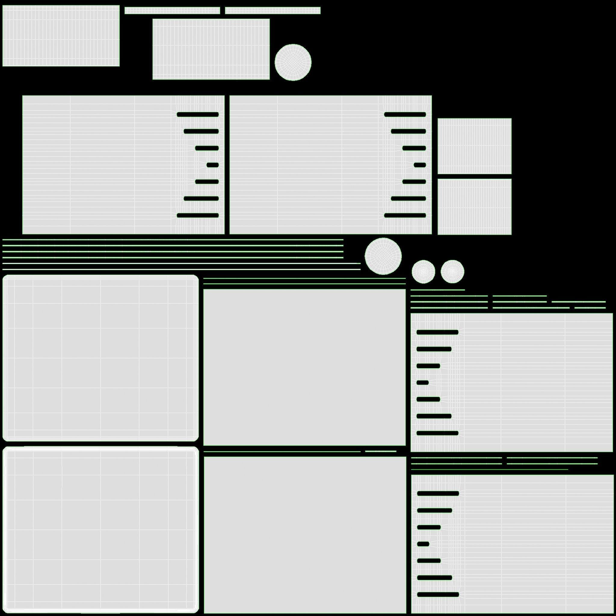Popcorn Vintage Cart on Wheels - Game-Ready 3D Model - View 14