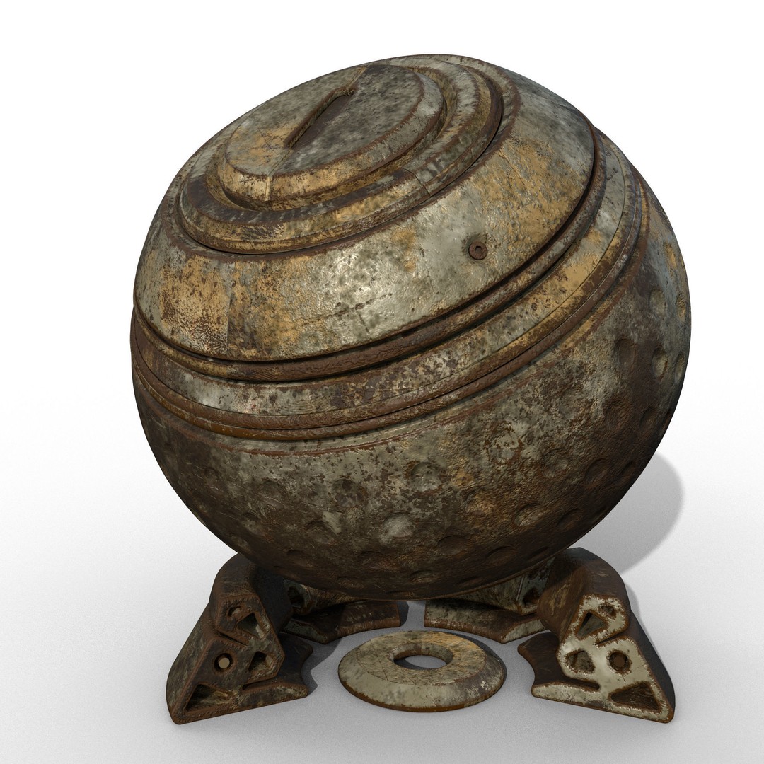Rust Smart Material 3D Model – High Quality PBR Textures, SPSM - View 10