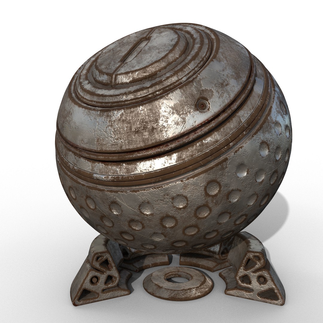 Rust Smart Material 3D Model – High Quality PBR Textures, SPSM - View 11