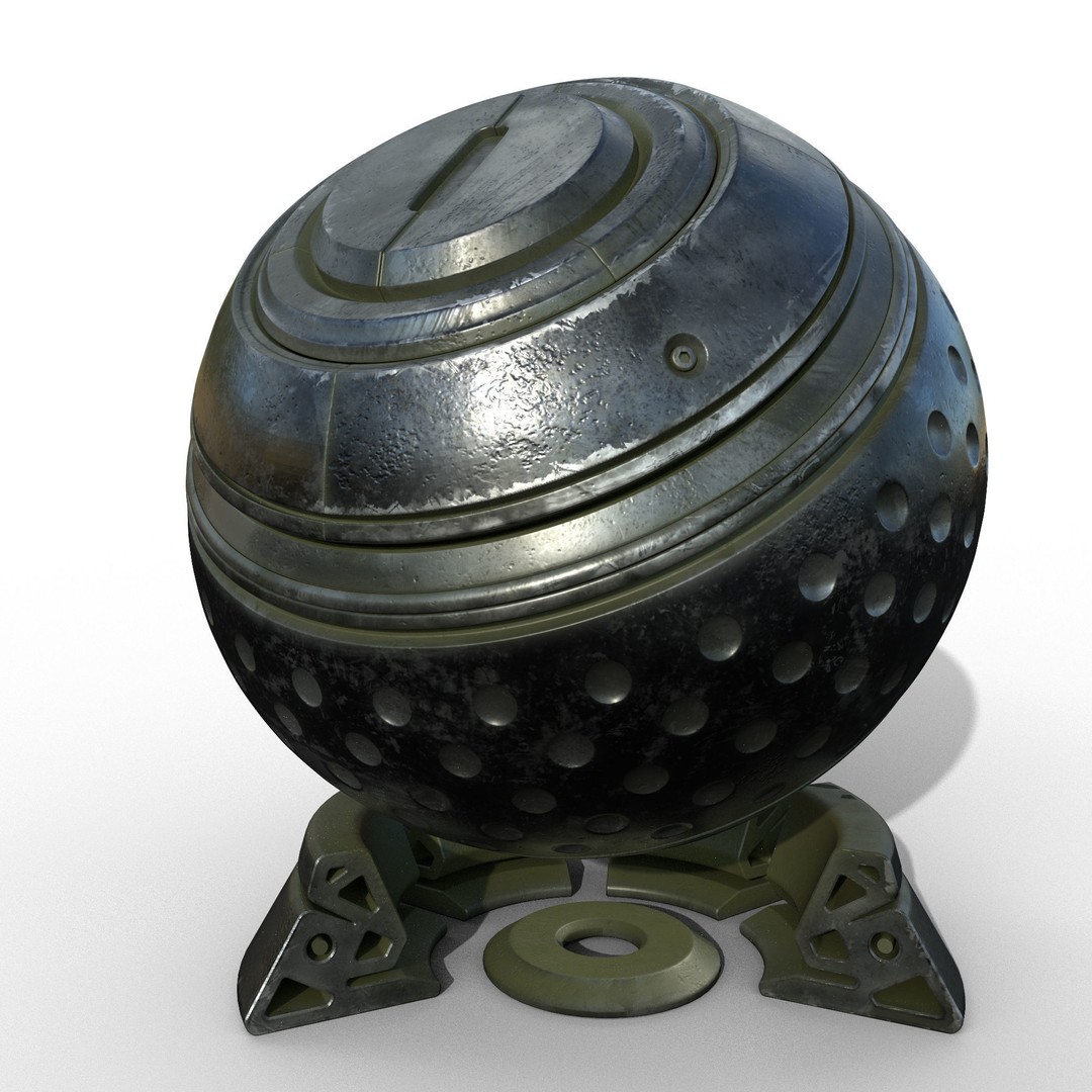 Rust Smart Material 3D Model – High Quality PBR Textures, SPSM - View 8