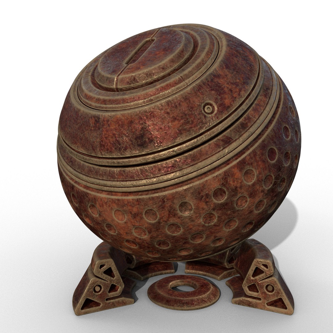 Rust Smart Material 3D Model – High Quality PBR Textures, SPSM - View 9