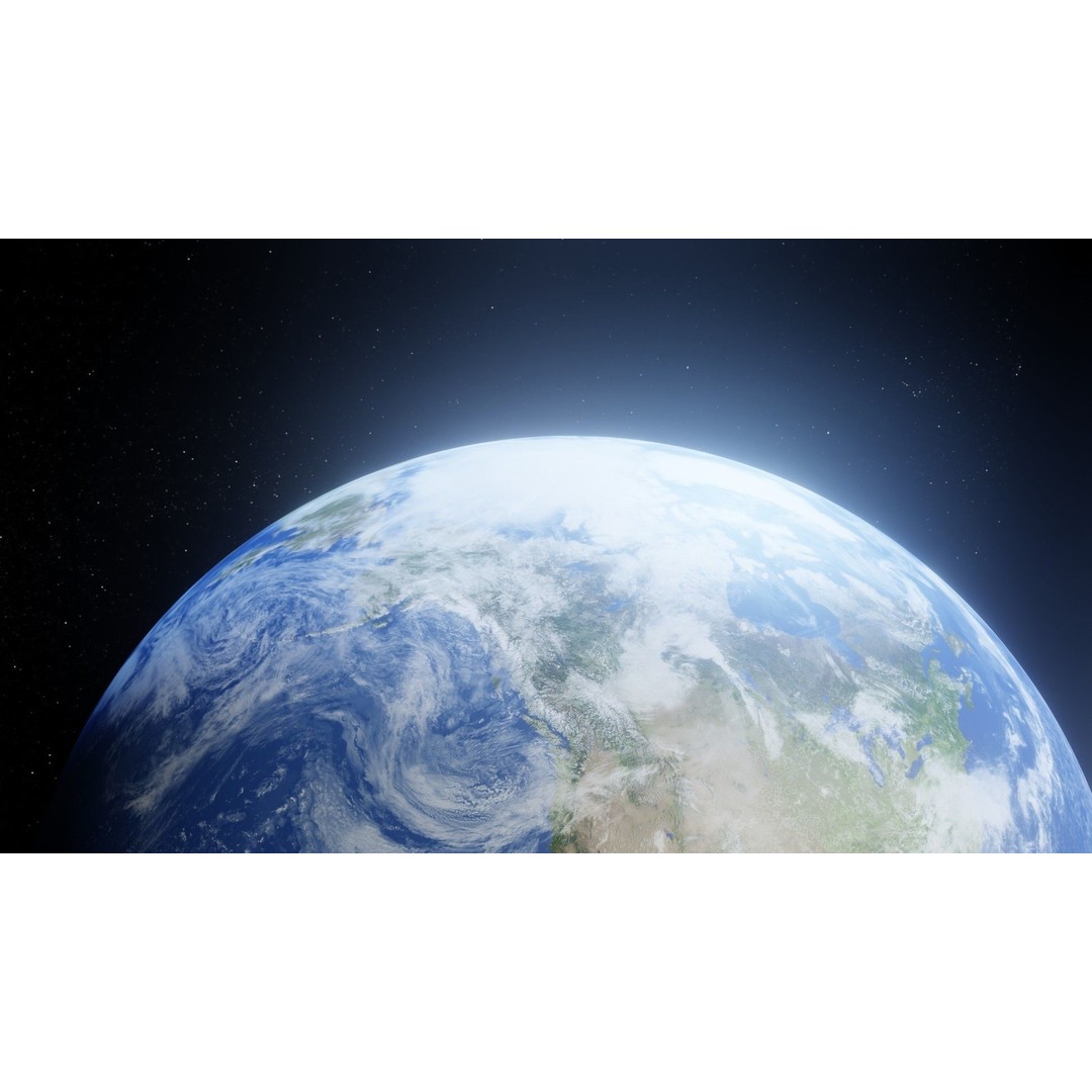 Photorealistic Earth 3D Model – Low Poly, 8k Textures, FBX, Blender - View 10