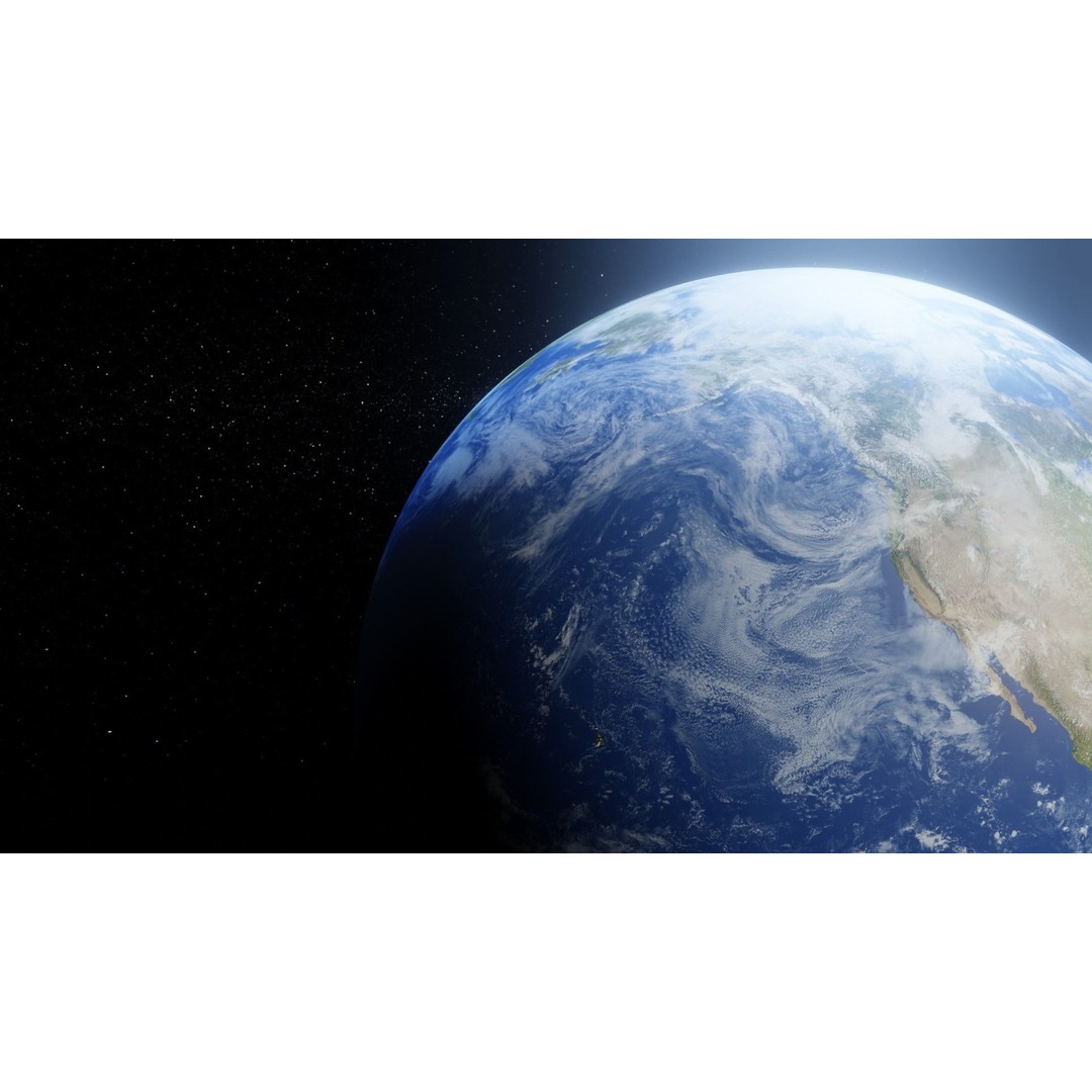 Photorealistic Earth 3D Model – Low Poly, 8k Textures, FBX, Blender - View 17