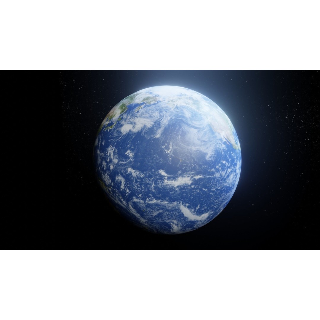 Photorealistic Earth 3D Model – Low Poly, 8k Textures, FBX, Blender - View 18