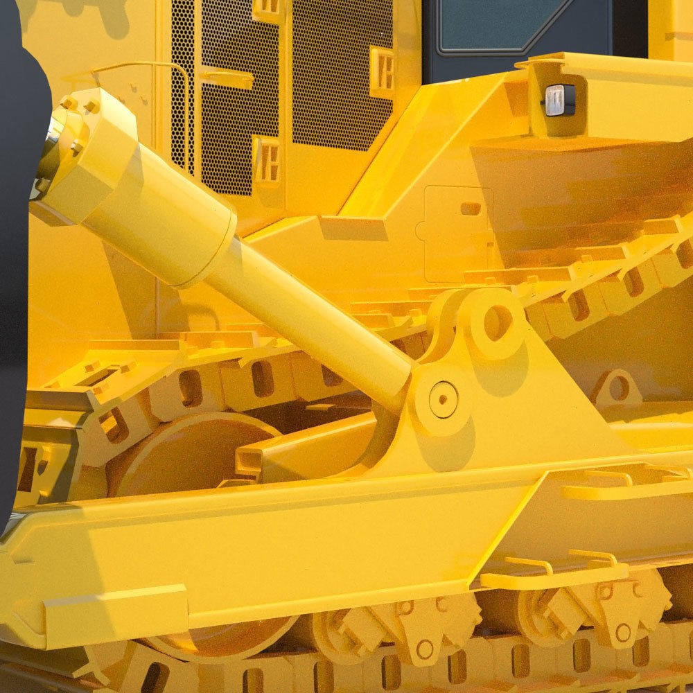 Bulldozer Cat D11 3D Model – High-Detail Industrial Vehicle, PBR - View 13