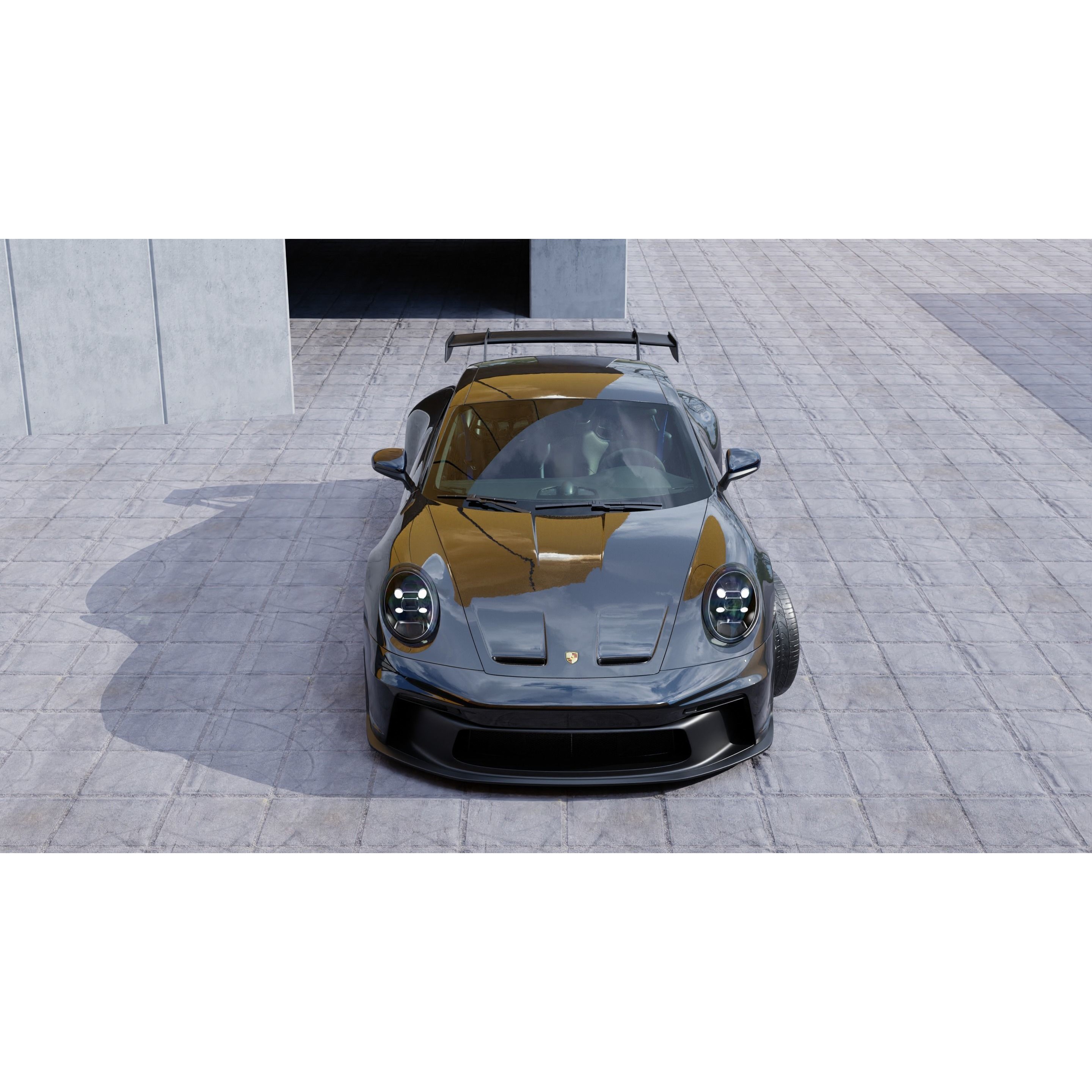 Automotive Render Scene - Game-Ready 3D Model - View 13