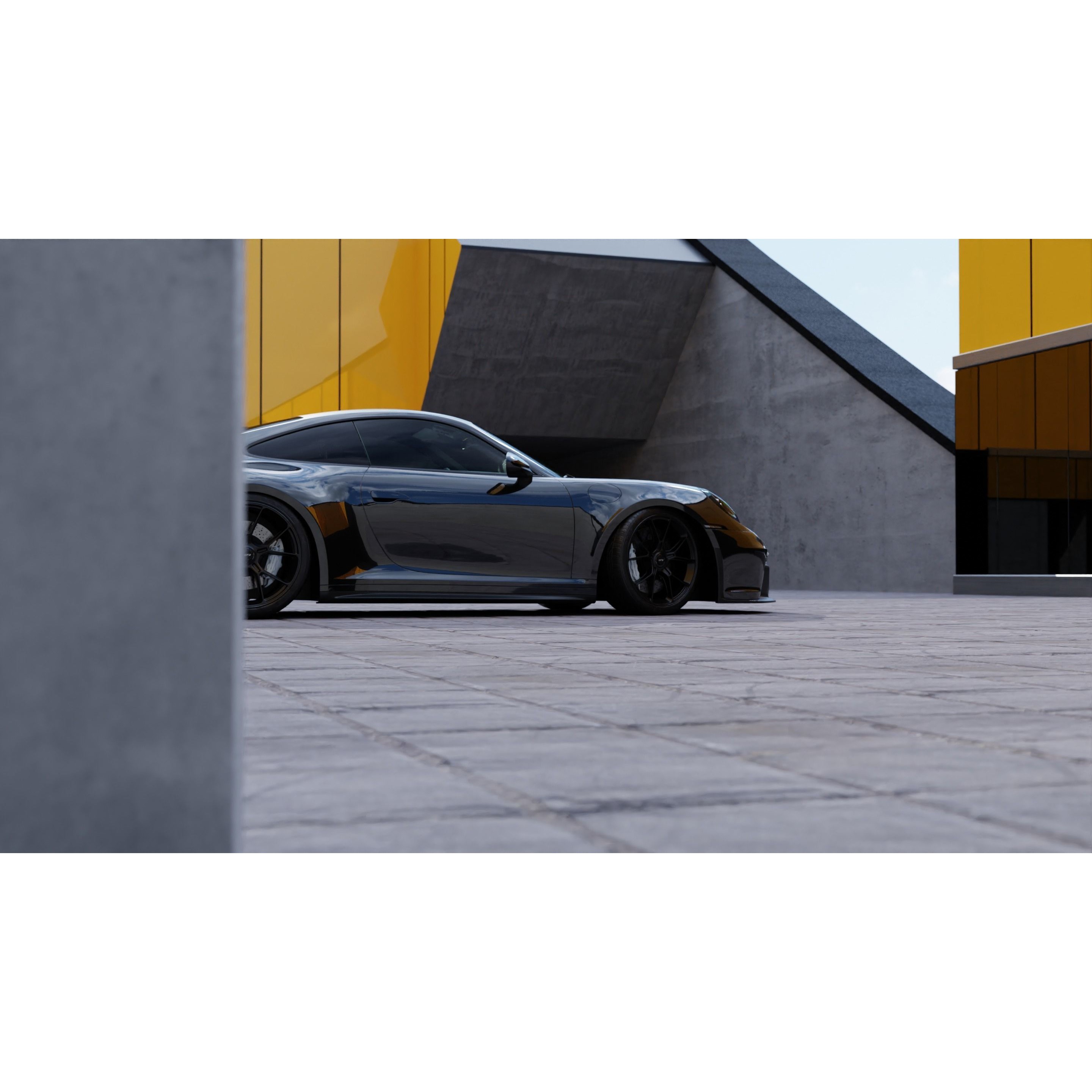 Automotive Render Scene - Game-Ready 3D Model - View 5