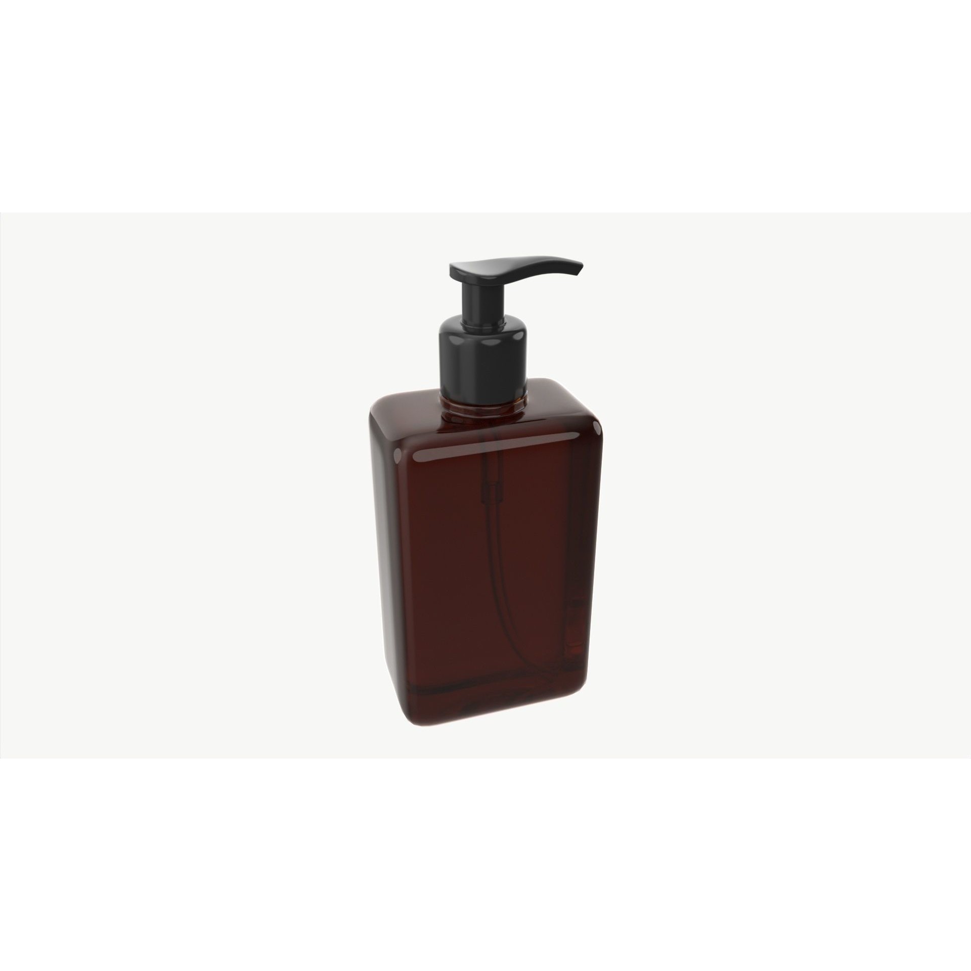 Pump Dispenser Bottle Mockup - PBR Game-Ready 3D Model - View 3