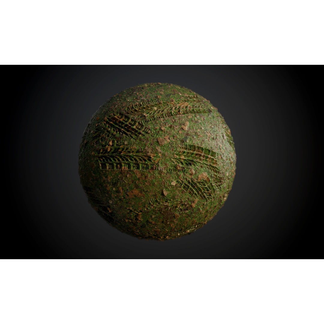 Ground Textures 3D Model – Seamless PBR Dirt, Mud, Sand, Rock