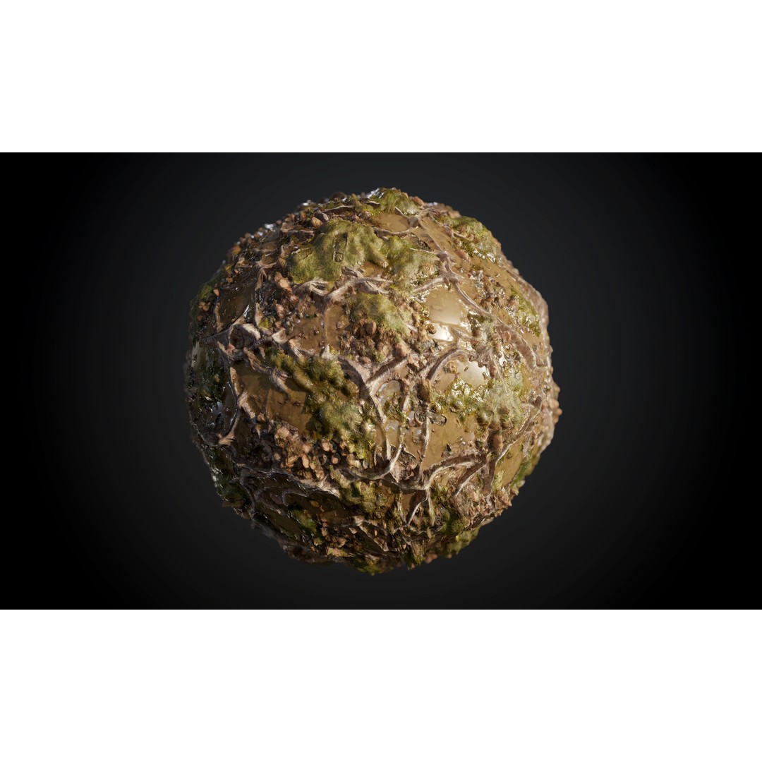 Ground Textures 3D Model – Seamless PBR Dirt, Mud, Sand, Rock - View 11