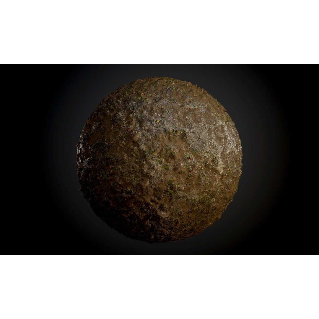 Ground Textures 3D Model – Seamless PBR Dirt, Mud, Sand, Rock - View 14