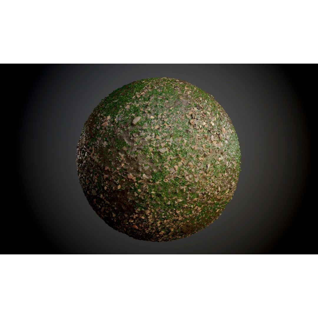 Ground Textures 3D Model – Seamless PBR Dirt, Mud, Sand, Rock - View 22