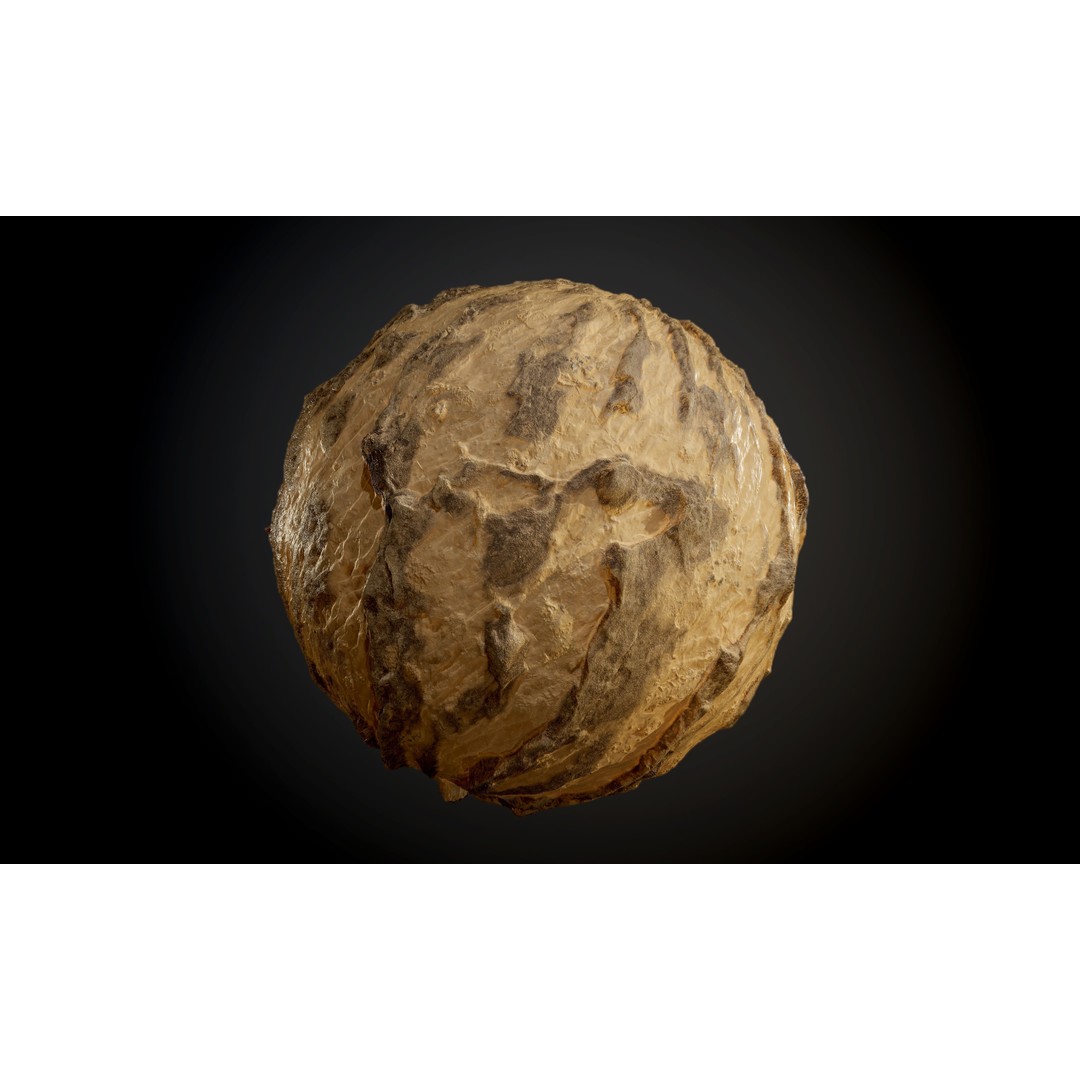 Ground Textures 3D Model – Seamless PBR Dirt, Mud, Sand, Rock - View 29