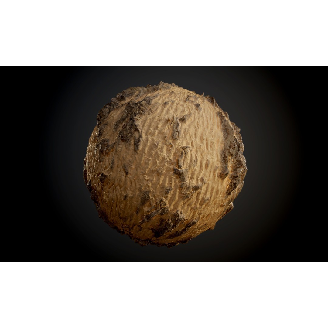 Ground Textures 3D Model – Seamless PBR Dirt, Mud, Sand, Rock - View 32