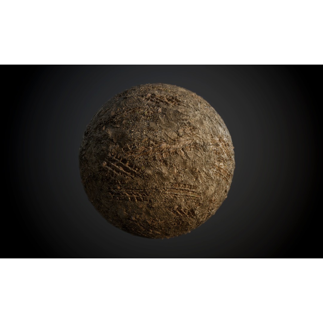 Ground Textures 3D Model – Seamless PBR Dirt, Mud, Sand, Rock - View 38