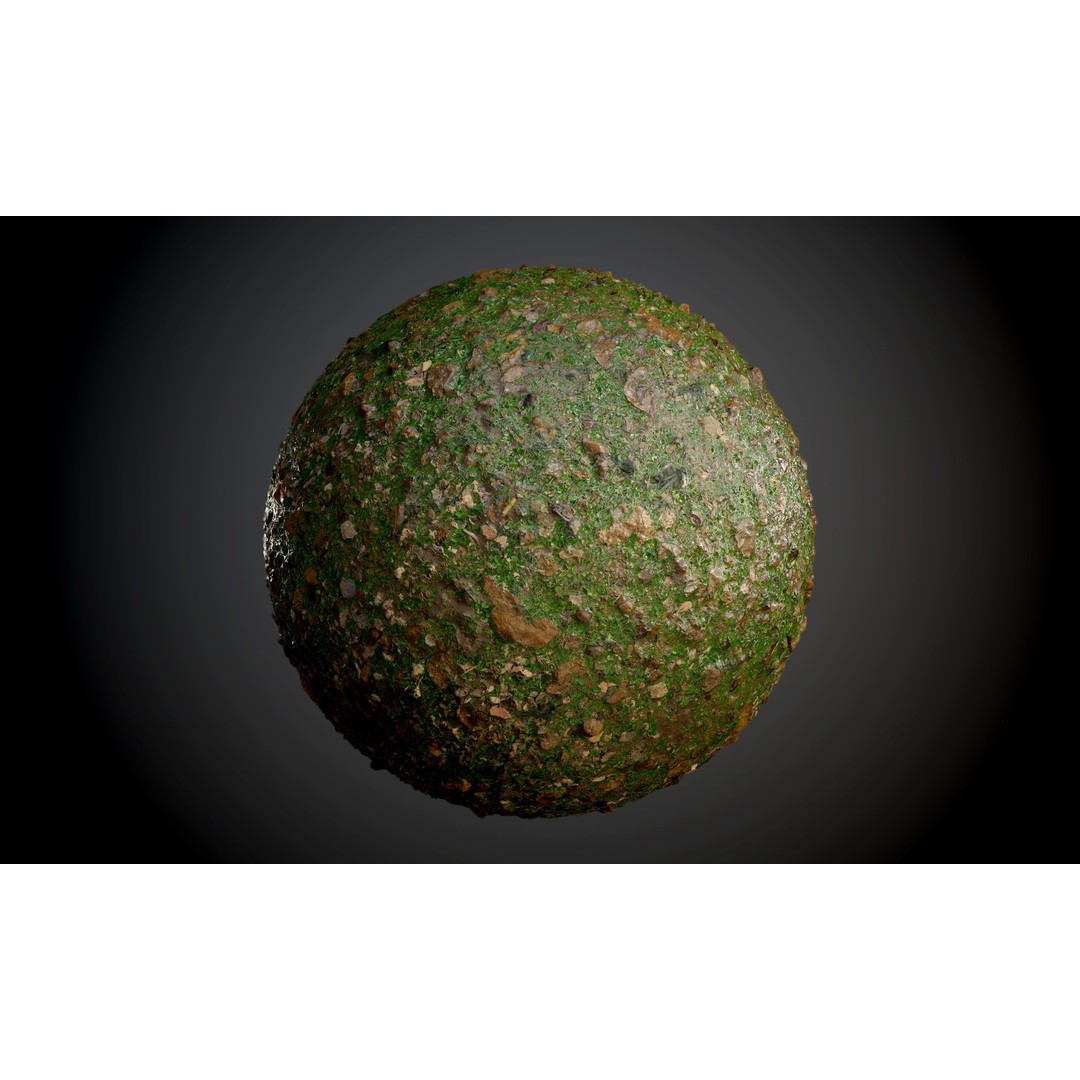 Ground Textures 3D Model – Seamless PBR Dirt, Mud, Sand, Rock - View 53