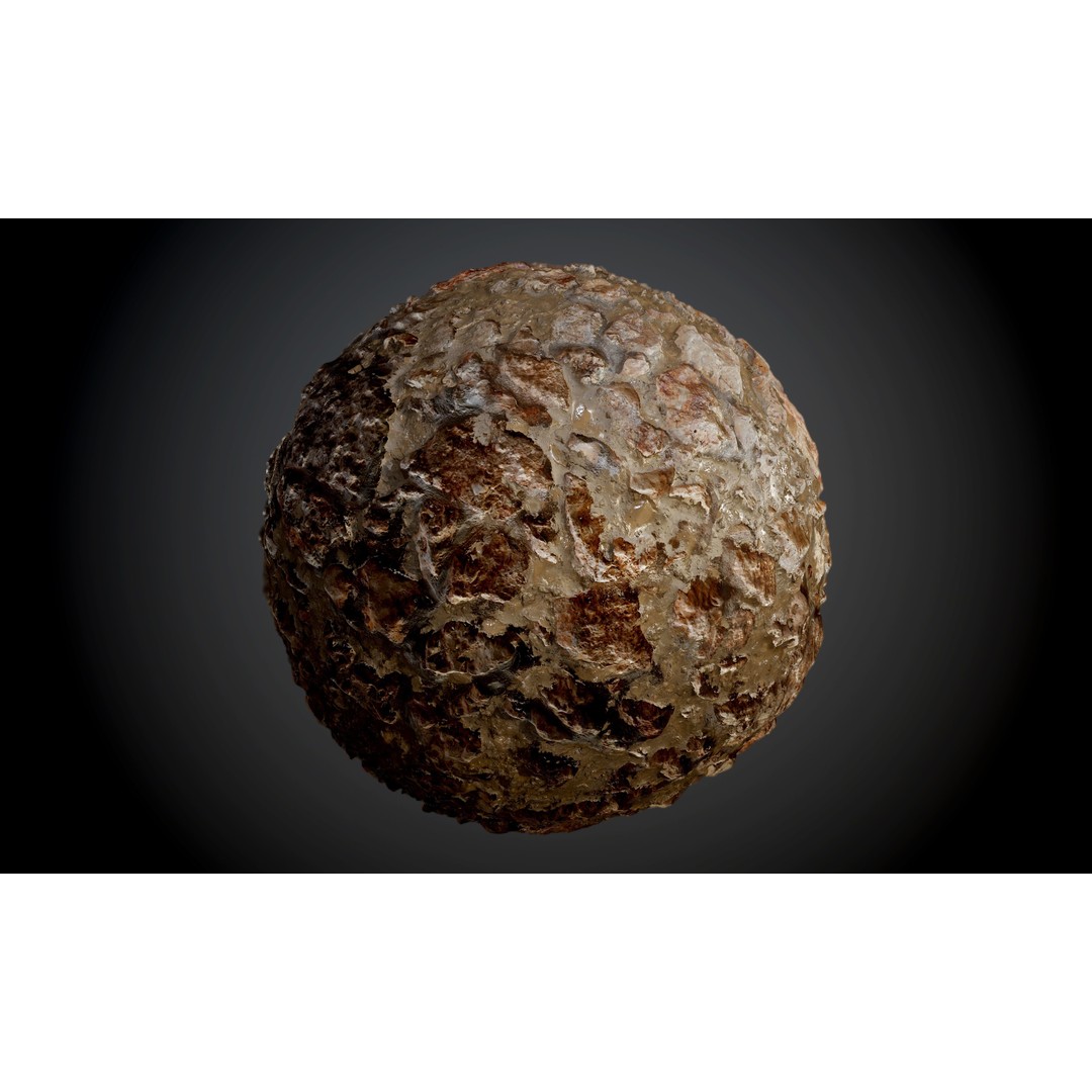 Ground Textures 3D Model – Seamless PBR Dirt, Mud, Sand, Rock - View 55