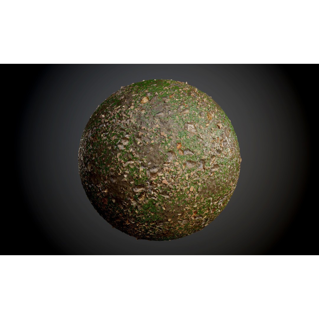Ground Textures 3D Model – Seamless PBR Dirt, Mud, Sand, Rock - View 58