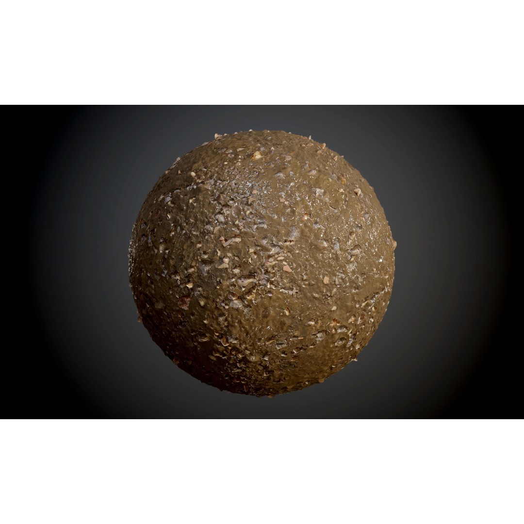 Ground Textures 3D Model – Seamless PBR Dirt, Mud, Sand, Rock - View 60