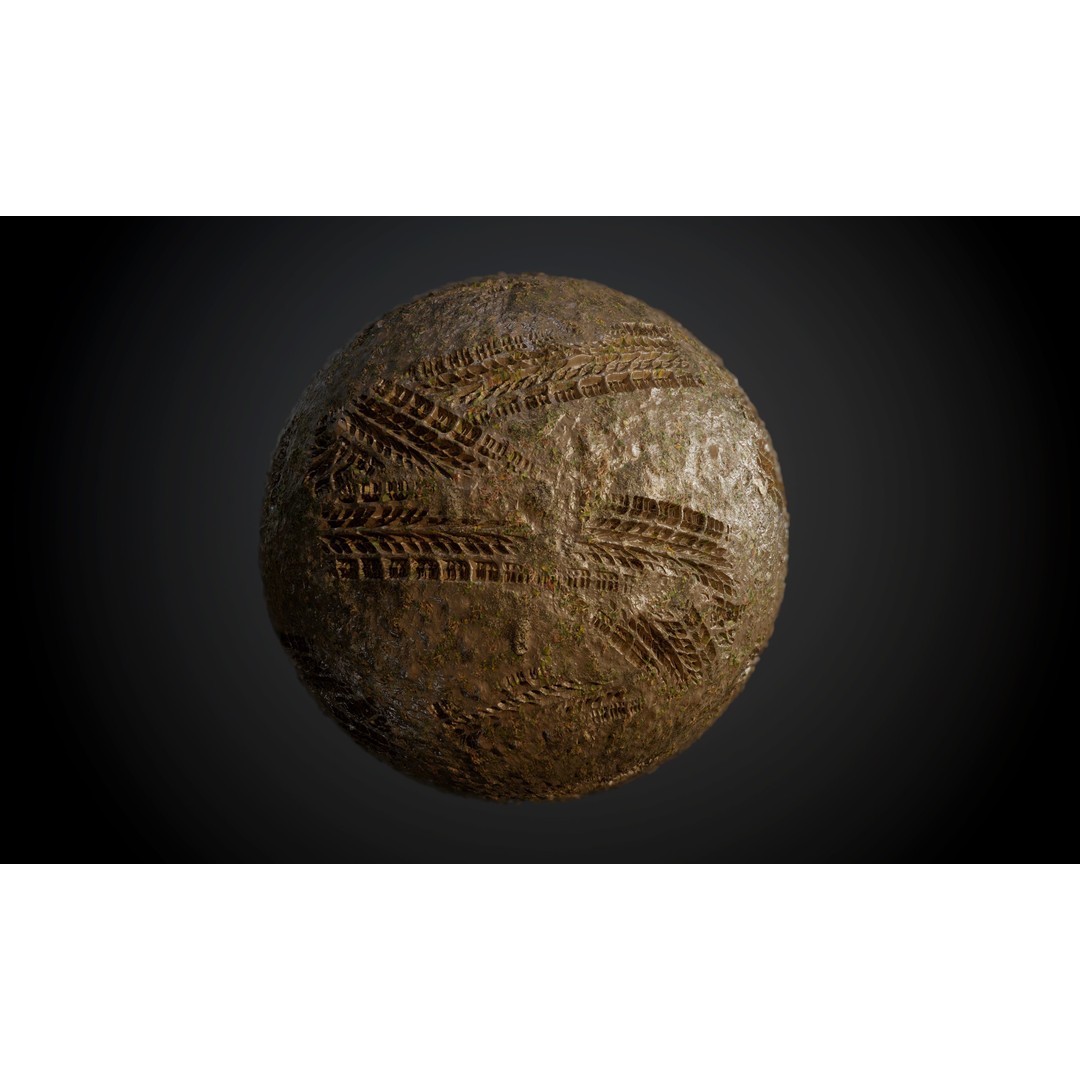 Ground Textures 3D Model – Seamless PBR Dirt, Mud, Sand, Rock - View 64