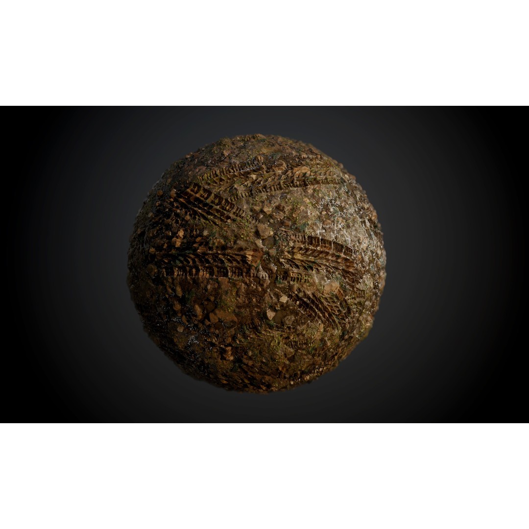 Ground Textures 3D Model – Seamless PBR Dirt, Mud, Sand, Rock - View 71