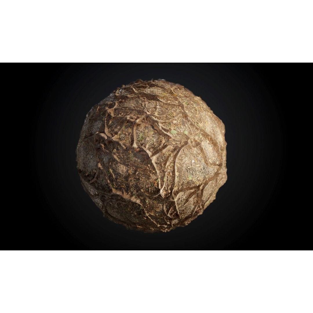 Ground Textures 3D Model – Seamless PBR Dirt, Mud, Sand, Rock - View 8