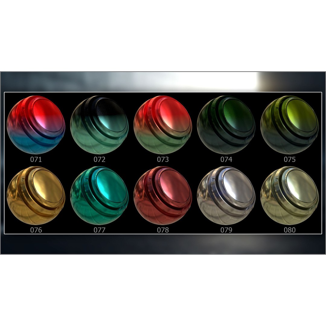 Car Paint 3D Model – Smart Materials Pack for Substance Painter - View 12