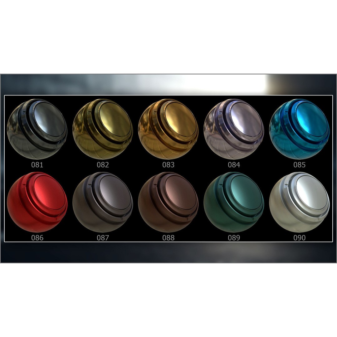 Car Paint 3D Model – Smart Materials Pack for Substance Painter - View 13