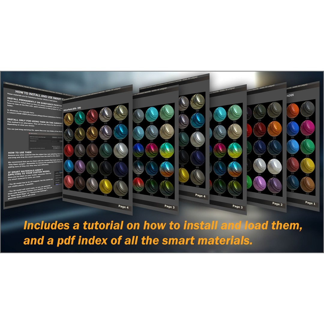 Car Paint 3D Model – Smart Materials Pack for Substance Painter - View 15