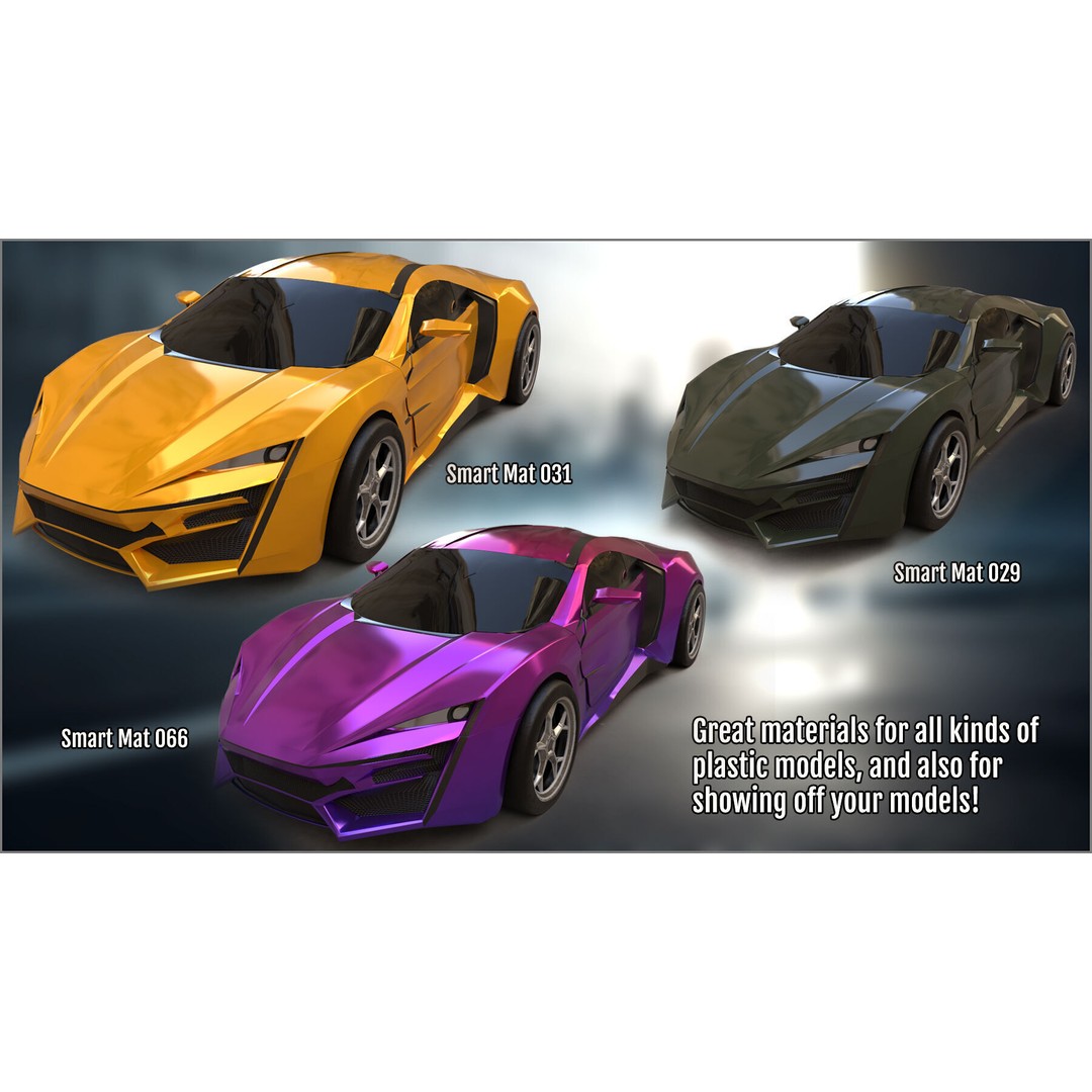 Car Paint 3D Model – Smart Materials Pack for Substance Painter - View 4