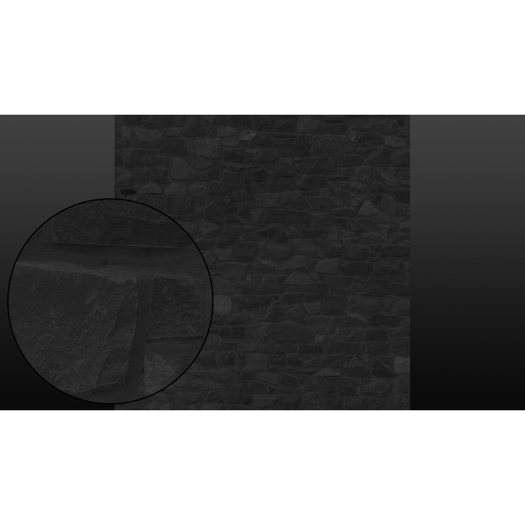 Italian Stone Wall Texture 3D Model – High Resolution PBR Albedo