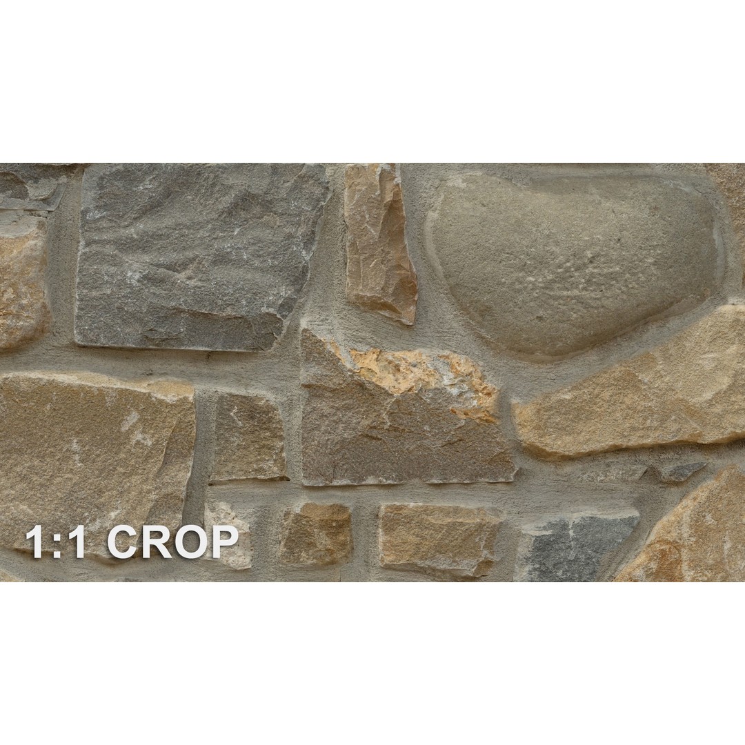 Italian Stone Wall Texture 3D Model – High Resolution PBR Albedo - View 7