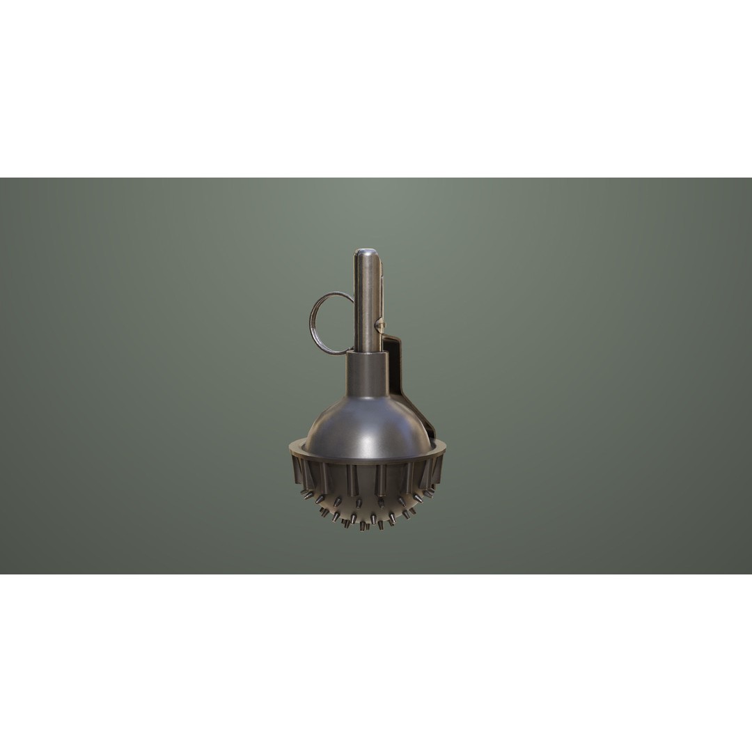 Smoke and Flash Grenades 3D Model – Low Poly PBR Game Asset, FBX - View 28