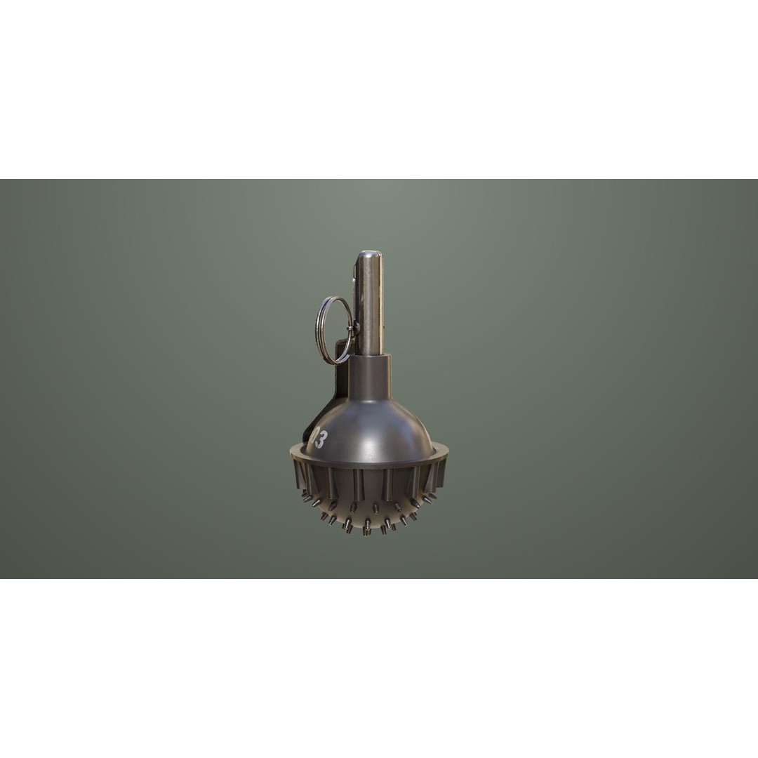 Smoke and Flash Grenades 3D Model – Low Poly PBR Game Asset, FBX - View 29