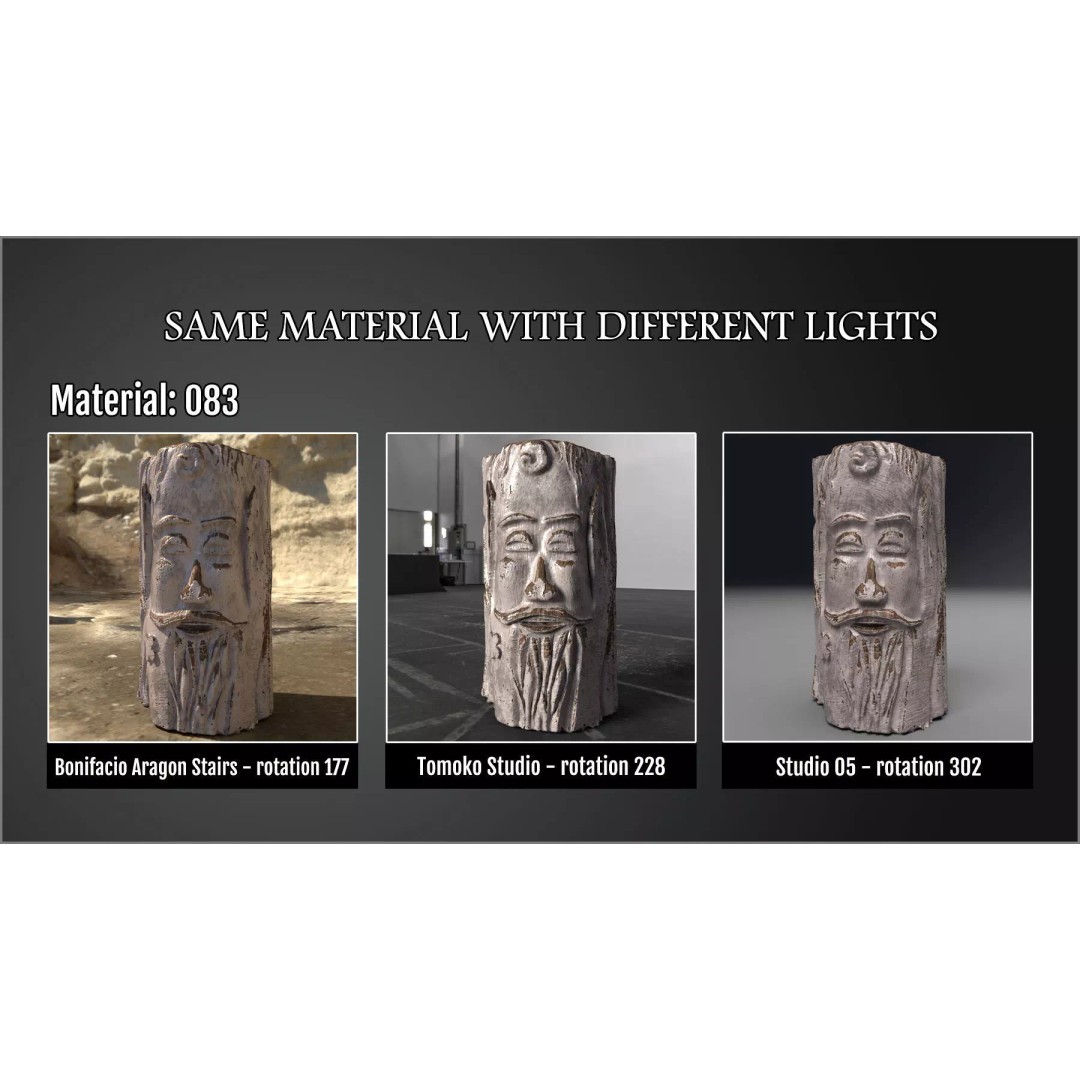 100 Chipped and Burned Wood Smart Materials 3D Model – Substance Painter Textures - View 3