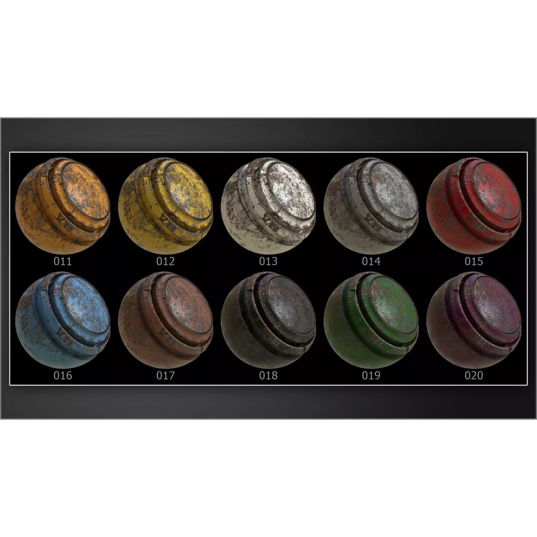 100 Chipped and Burned Wood Smart Materials 3D Model – Substance Painter Textures - View 6