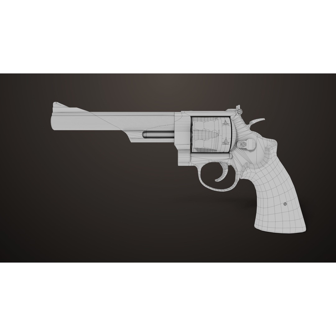 M29 Revolver 3D Model – Low Poly PBR Game Asset, FBX - View 20